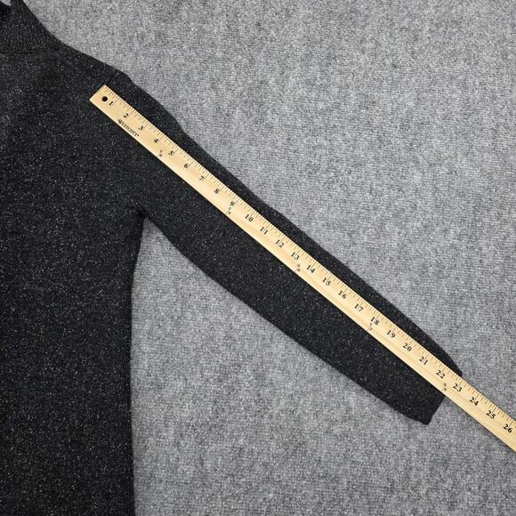 Banana Republic Sweater Womens Small Gray Wool Silk Blend Double Breasted Blazer - Picture 8 of 16